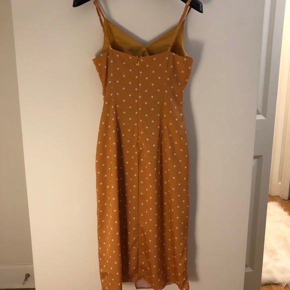 Yellow polka dot Dynamite dress - Picture 10 of 12